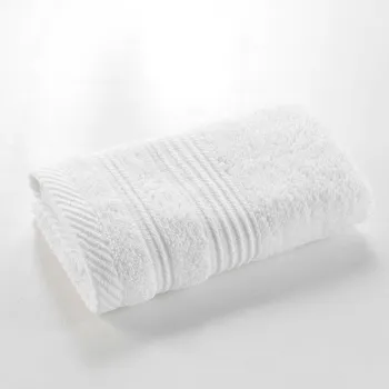 Prosop alb din bumbac din frotir 30x50 cm Tendresse - douceur d'interieur imagine