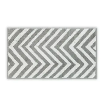 Prosop alb-gri din bumbac 33x33 cm Chevron - Foutastic imagine