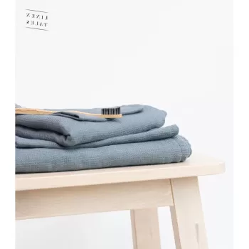 Prosop albastru din in 30x30 cm - Linen Tales imagine