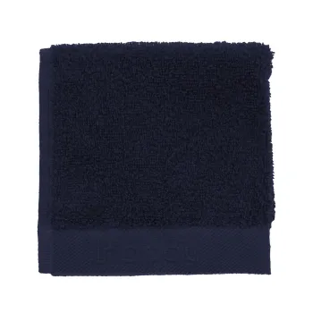 Prosop albastru inchis din bumbac din frotir 30x30 cm Comfort - Sodahl imagine