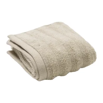 Prosop bej din bumbac din frotir 30x50 cm Maya - douceur d'interieur imagine