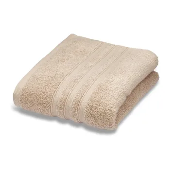 Prosop bej din bumbac din frotir 70x120 cm Zero Twist - Catherine Lansfield imagine