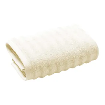 Prosop crem din bumbac din frotir 50x90 cm Maya - douceur d'interieur imagine
