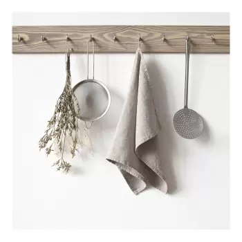 Prosop de bucatarie din in Linen Tales, 65 x 45 cm, bej imagine