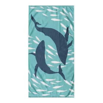 Prosop de plaja albastru 90x180 cm Dolphin - DecoKing imagine