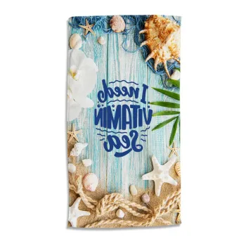 Prosop de plaja din catifea 100x180 cm Vitamin Sea - Good Morning imagine