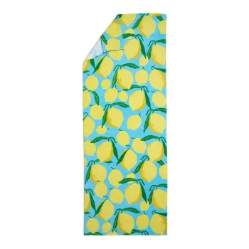 Prosop de plajAdin bumbac 92x180 cm Lemons Lounger aEURCatherine Lansfield imagine