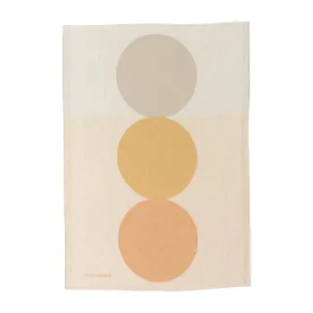 Prosop de vase din amestec de in 46x66 cm Otto Ochre - Pappelina imagine