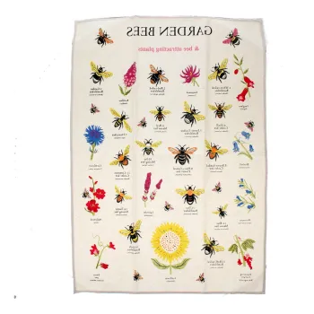 Prosop de vase din bumbac 50x70 cm Garden Bees - Rex London imagine