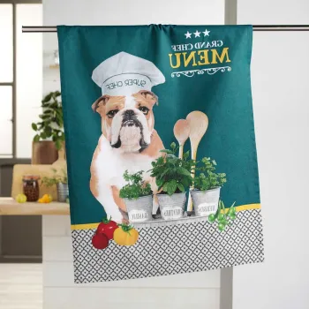Prosop de vase din bumbac 50x70 cm Hot dog - douceur d'interieur imagine