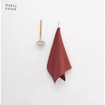 Prosop de vase din in 45x65 cm Marsala - Linen Tales imagine