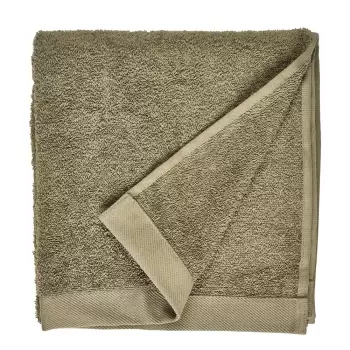 Prosop din bumbac frote Sodahl Organic, 100 x 50 cm, verde olive imagine