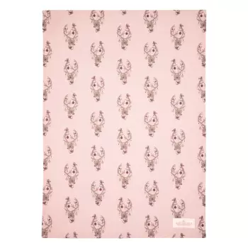 Prosop din bumbac Green Gate Dina Pale, 50x70 cm, roz imagine