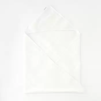 Prosop din in pentru copii Linen Tales Waffle, 70 x 70 cm, alb imagine