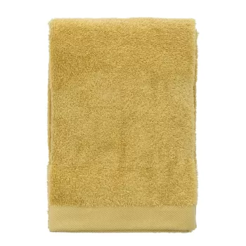Prosop galben din bumbac organic 50x100 cm Comfort - Sodahl imagine