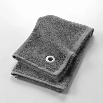 Prosop gri antracit din bumbac din frotir 50x50 cm Cuistot - douceur d'interieur imagine