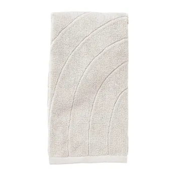 Prosop gri deschis din bumbac din frotir 50x100 cm Time - Zone imagine