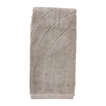 Prosop gri din bumbac din frotir 50x100 cm Time - Zone imagine