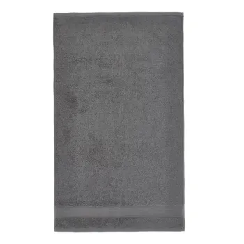Prosop gri inchis din bumbac din frotir 70x120 cm Anti-Bacterial - Catherine Lansfield imagine