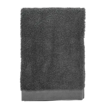 Prosop gri inchis din bumbac din frotir 70x140 cm Comfort - Sodahl imagine