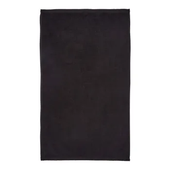 Prosop negru din bumbac cu uscare rapida/din frotir 90x140 cm Quick Dry - Catherine Lansfield imagine