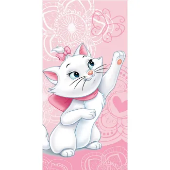 Prosop pentru copii roz din bumbac 70x140 cm Marie Cat 