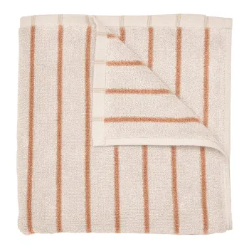 Prosop portocaliu/bej din bumbac organic din frotir 30x50 cm Arto - Blomus imagine