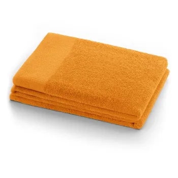 Prosop portocaliu din bumbac din frotir 30x50 cm Amari - Restilo imagine
