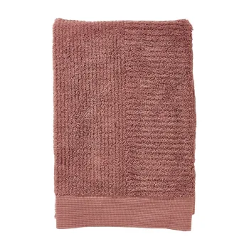 Prosop rosu din bumbac din frotir 70x140 cm Classic - Zone imagine
