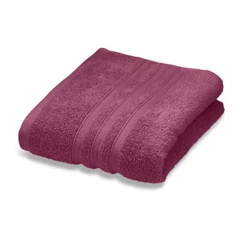 Prosop roz inchis din bumbac din frotir 70x120 cm Zero Twist - Catherine Lansfield imagine