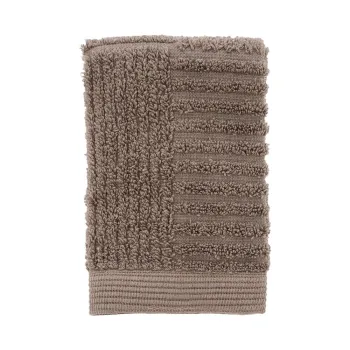 Prosop taupe din bumbac din frotir 30x30 cm Classic - Zone imagine
