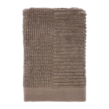 Prosop taupe din bumbac din frotir 50x70 cm Classic - Zone imagine