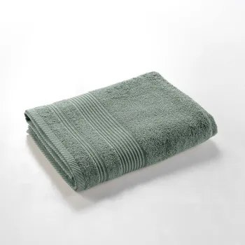 Prosop verde salvie din bumbac din frotir 70x130 cm Tendresse - douceur d'interieur imagine