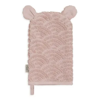 Prosopel de spalat pe corp roz prafuit din bumbac organic 14x22 cm Dusty Rose - Cam Cam Copenhagen imagine