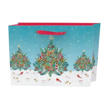 Punga de cadouri 35x14,5 cm cu model de Craciun Beneath the Tree - Roger la Borde imagine