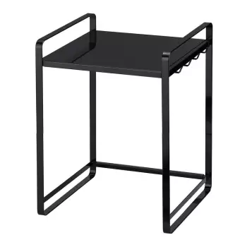 Raft de bucatarie, reglabil, YAMAZAKI Tower, negru imagine