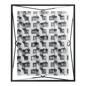 Rama foto neagra de masa /de perete din metal 25x30 cm Prisma - Umbra imagine