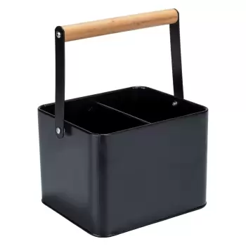 Recipient pentru produse de bucatarie Wenko Baco, negru imagine