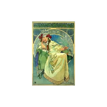 Reproducere tablou Alfons Mucha - Princess Hyazin, 60 x 40 cm imagine