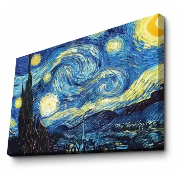 Reproducere tablou pe piele de caprioara Vincent Van Gogh, 100 x 70 cm imagine