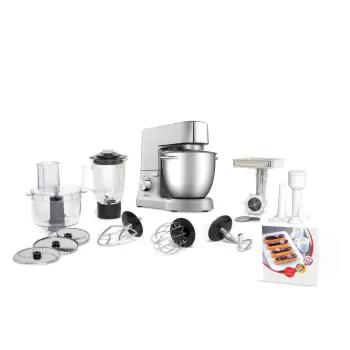 Robot de bucatarie argintiu Masterchef Grande - Tefal imagine