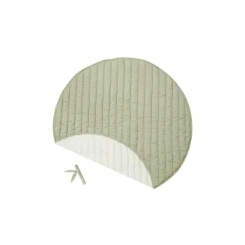 Saltea de joaca pentru copii verde/crem Bamboo Leaf - Lorena Canals imagine