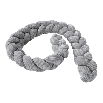 Saltea de patut din catifea gri 300 cm - Meowbaby imagine