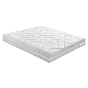 Saltea ferma/mediu-ferma cu arcuri reversibila 160x200 cm Comfort Flow - BENAB imagine