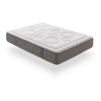 Saltea ferma/mediu-ferma din spuma reversibila/termoregulatoare 90x200 cm HEXAFLEX GEL - Moonia imagine