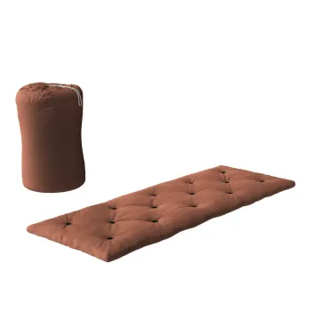 Saltea futon caramizie extra moale 70x190 cm Bed In A Bag - Karup Design imagine