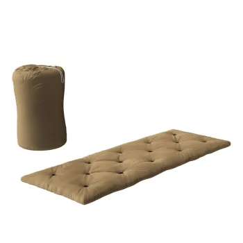 Saltea futon galben-mustar extra moale 70x190 cm Bed In A Bag - Karup Design imagine