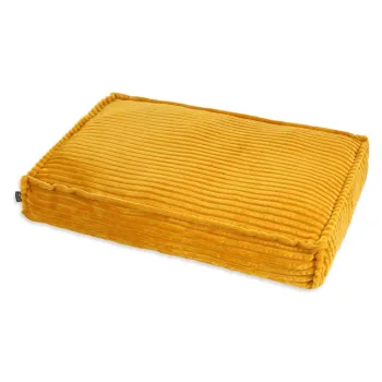 Saltea galben-mustar pentru caini 100x70 cm Dog Fantasy Stripe - Placek Pet Products imagine