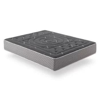 Saltea mediu-ferma/extra dura din spuma reversibila 120x200 cm Premium Black Multizone - Moonia imagine