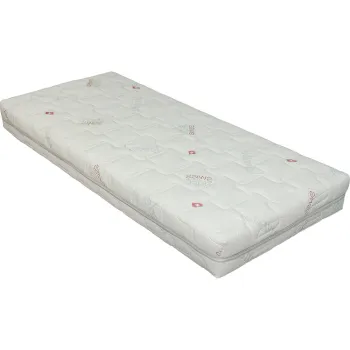 Saltea mediu-ferma/moale din spuma reversibila 80x200 cm Herbal visco - Materasso imagine